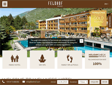 Tablet Screenshot of feldhof.com